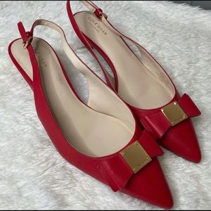 Cole han galo bow sling back.